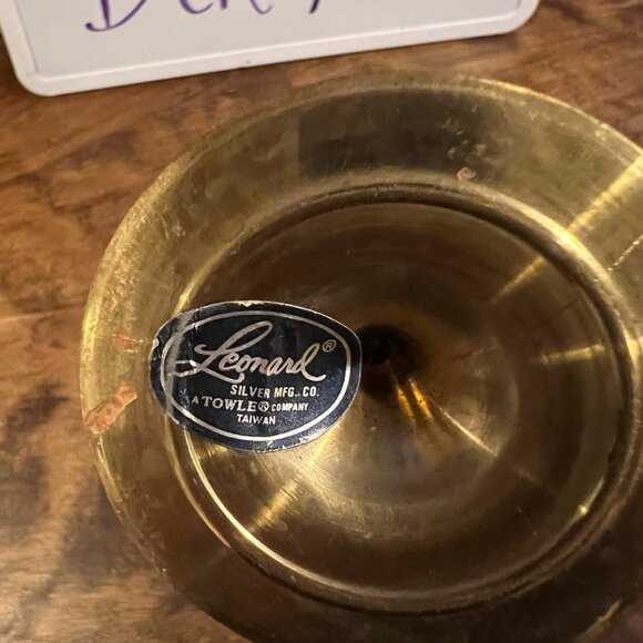 Leonard Vintage silver mgf co. candle stick - Picture 5 of 5